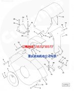 兰州525固井机康明斯KTA19-P525发电机防护罩300761