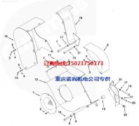 新疆XJ525修井机康明斯KTA19-C525防护罩3001926